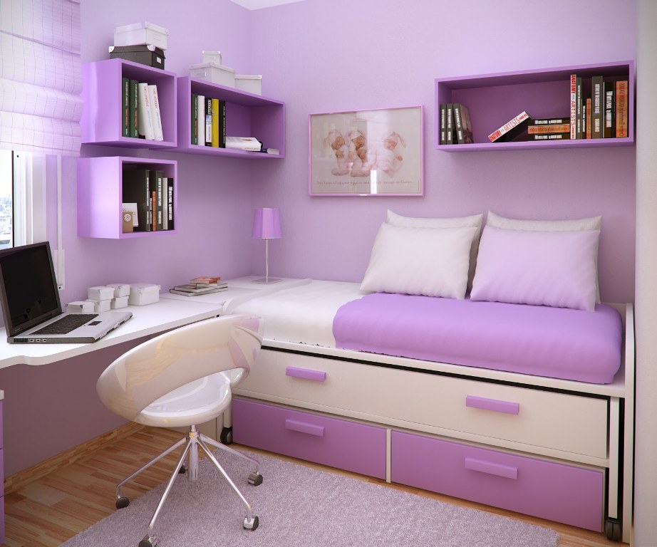 inspiration-decoration-eye-catching-purple-wall-painted