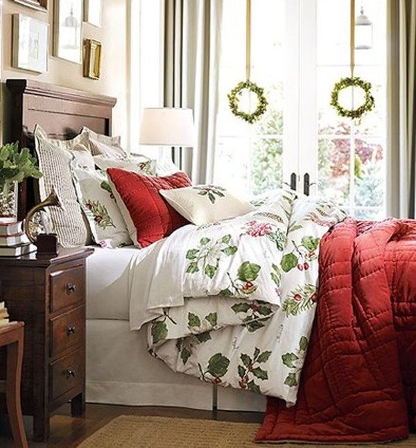 -inspiring-christmas-bedroom-decoration