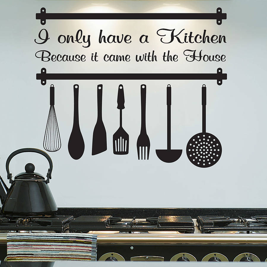 kitchen-design-utensils-printed-sticker-wall-art