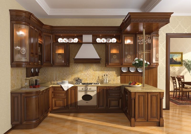 latest-wood-kitchen-design-with-drawers-design
