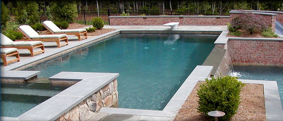 modern pool