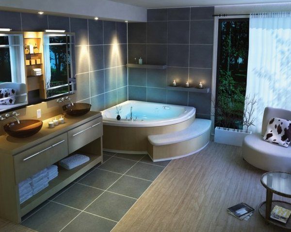 traditional-beautiful-bathroom-design-corner-bath-tub