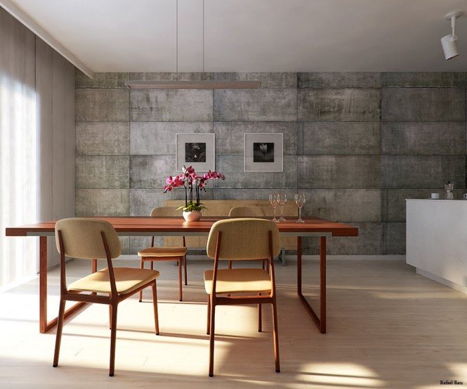 utilitarian-dining-room-wall-