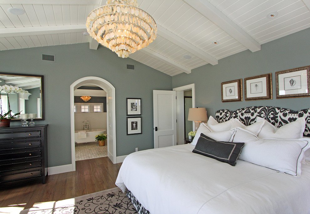 Bright-Shell-Chandelier-look-Orange-County-Traditional-Bedroom-