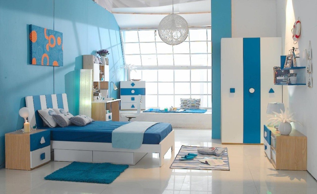 Gorgeous-Kid-Bedroom-using-Blue-Interior-Design-Ideas-