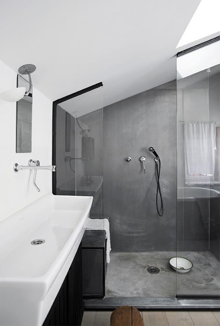 Modern-concrete-bathroom-