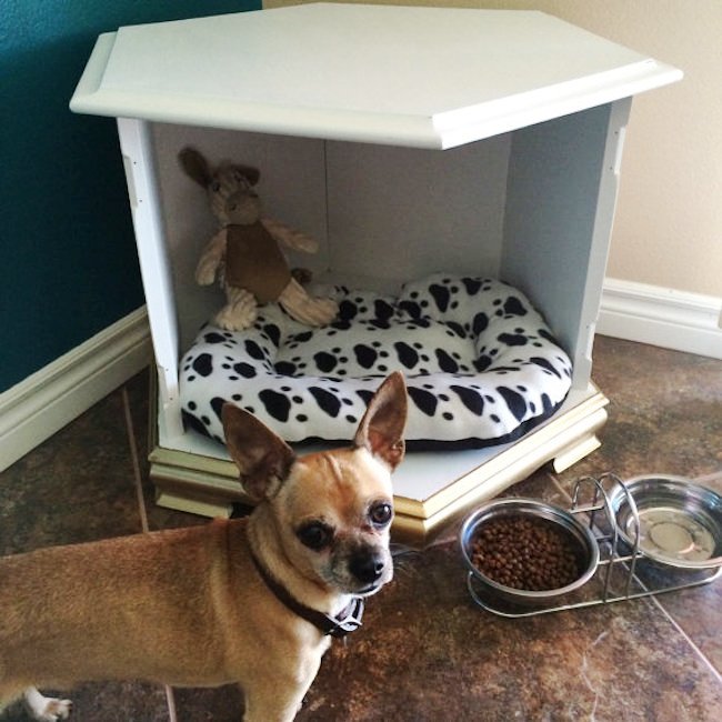 Simple-dog-bed-that-could-be-used-as-a-table-too