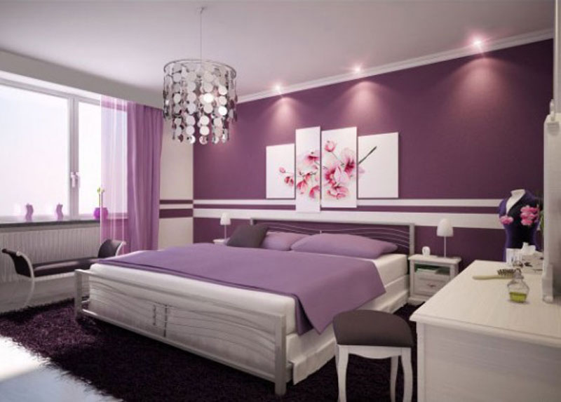 The-bedroom-with-violet-color-for-glamorous-impressions