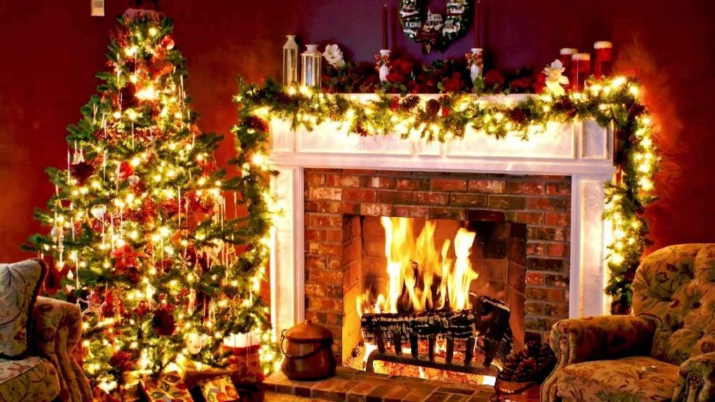 fireplace for christmas_