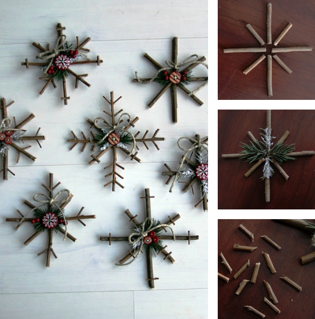 interior-decoration-furniture-diy-rustic-wall-mounted-snowflakes-from-logs