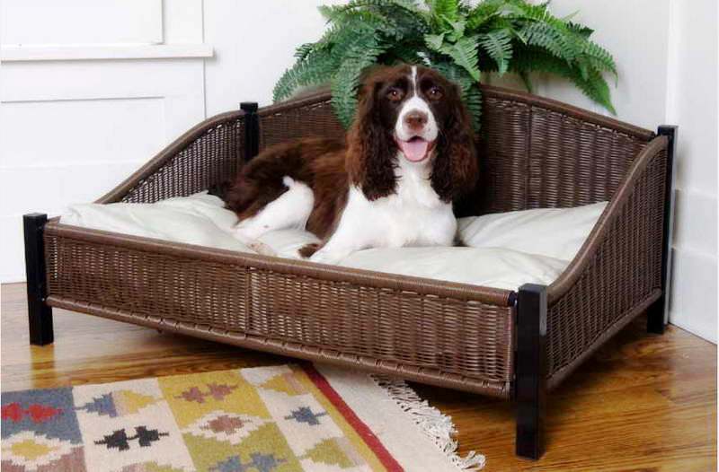 rattan-dog-bed-ideas
