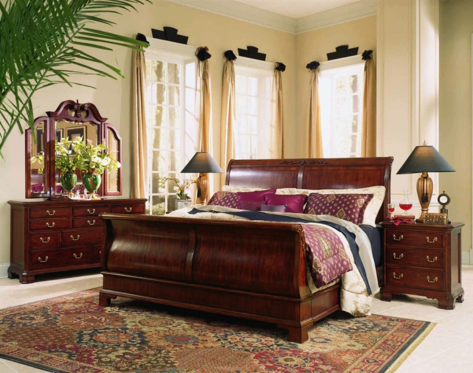 sleigh-bed-sets-king-