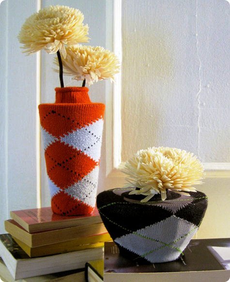 sock-vases
