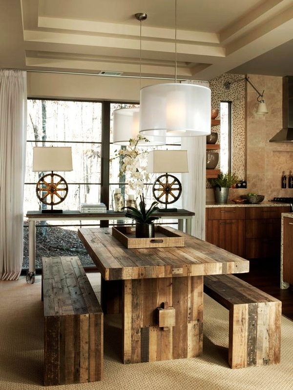 20 Beautiful Reclaimed Wood Dining Table