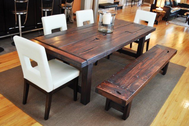 eclectic-reclaimed-wood-dining-table