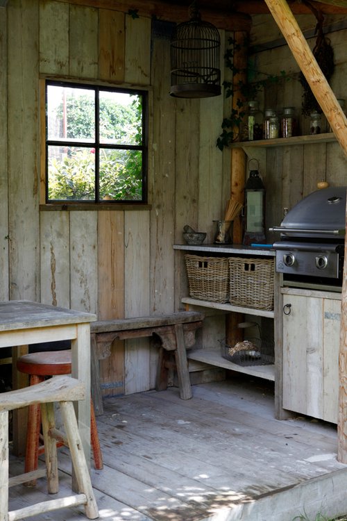 vintage outdoor kitchen
