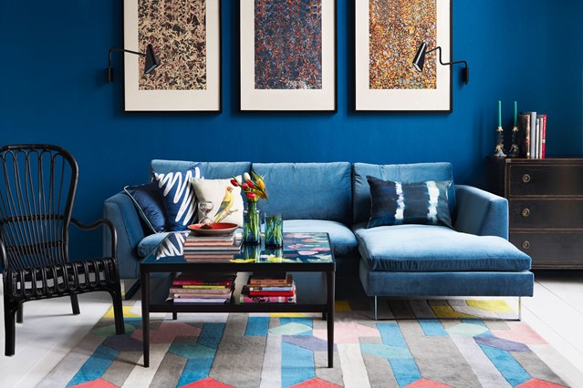 Go mod with a corner sofa