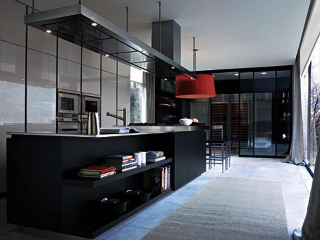 Black And White Luxury Modern Kitchen