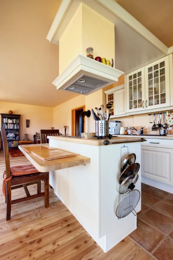 Kitchen-Island-with-Floating-Breakfast-Bar