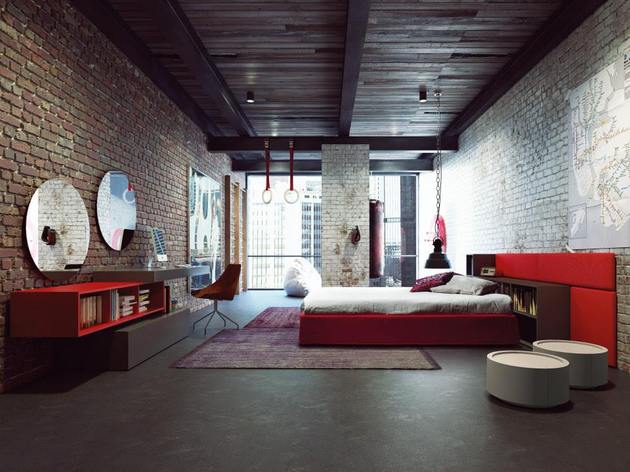 perbelline-arredamenti-interior-design-red-hot-bedroom