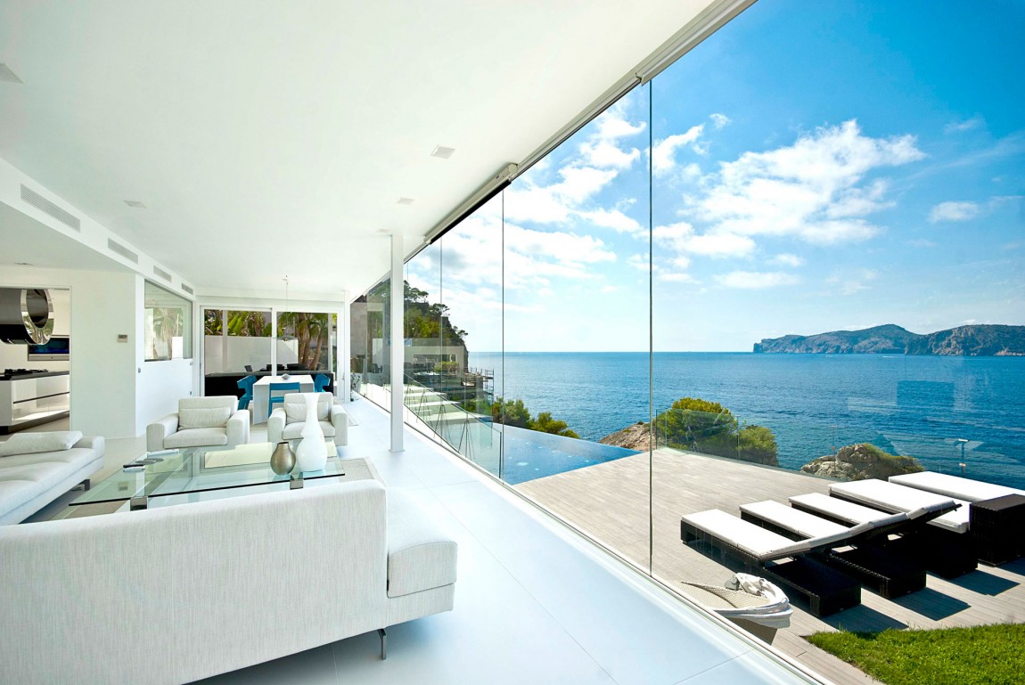 Mallorca-Gold-Living-Room-Patio-View