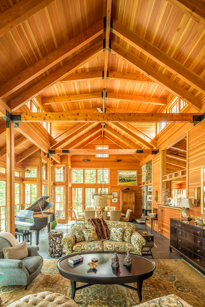 Craftsman Living Room Design