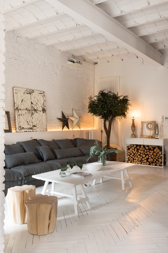 Shabby-Chic Style Living Room Design