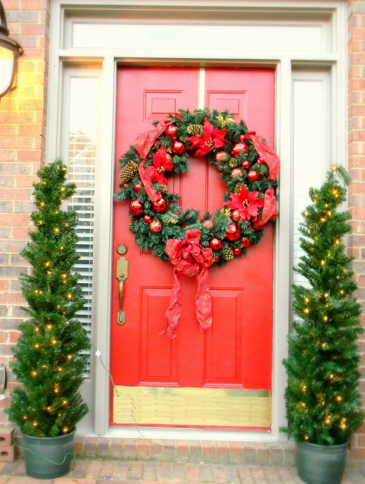 Christmas Decorations Front Door Ideas