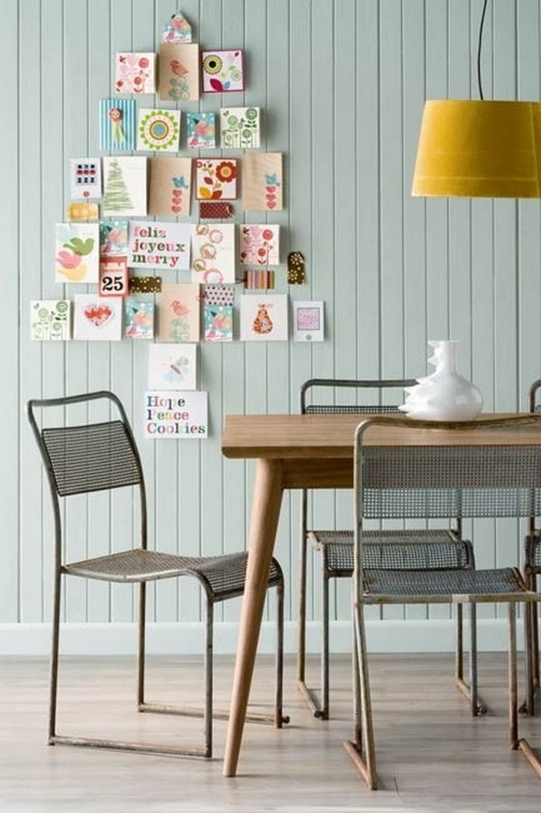 creative-christmas-cards-wall-display