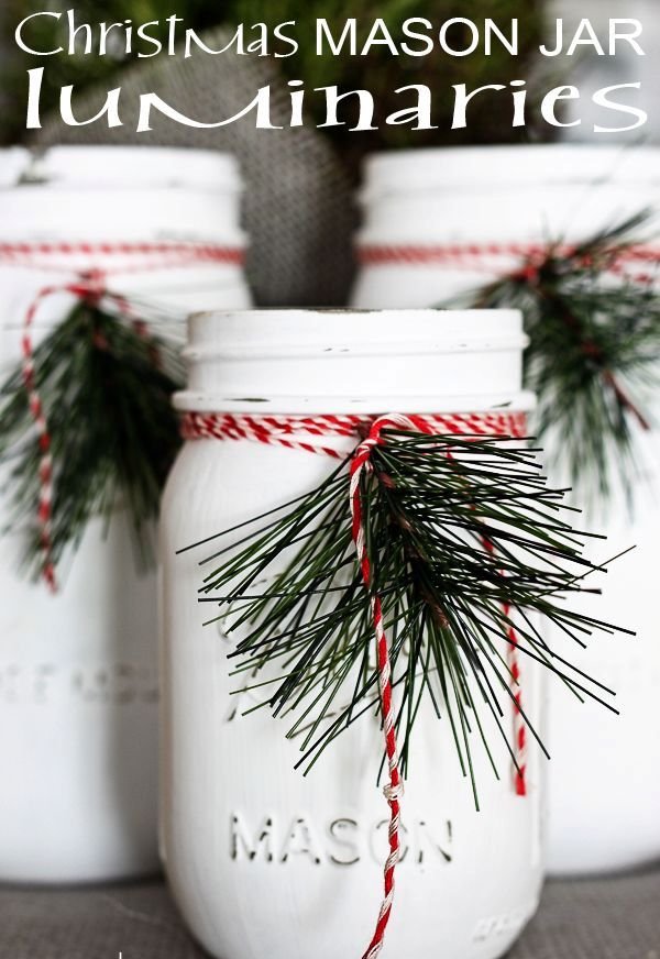 diy-painted-mason-jar-decorated-with-twine-and-greenery