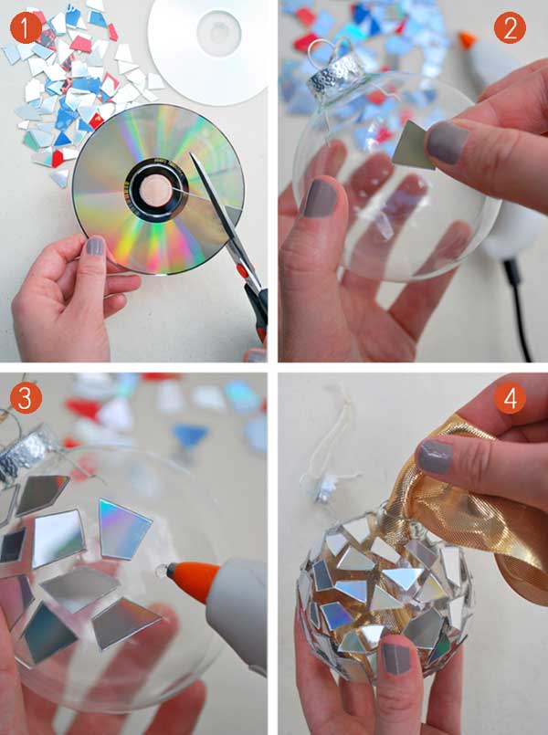 diy-mosaic-ornaments-from-cds