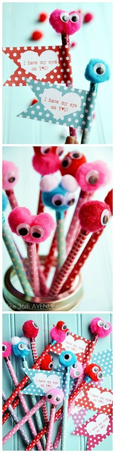 valentine-monster-pencils