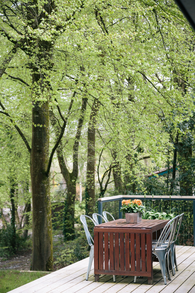 Farmhouse Backyard Deck Design