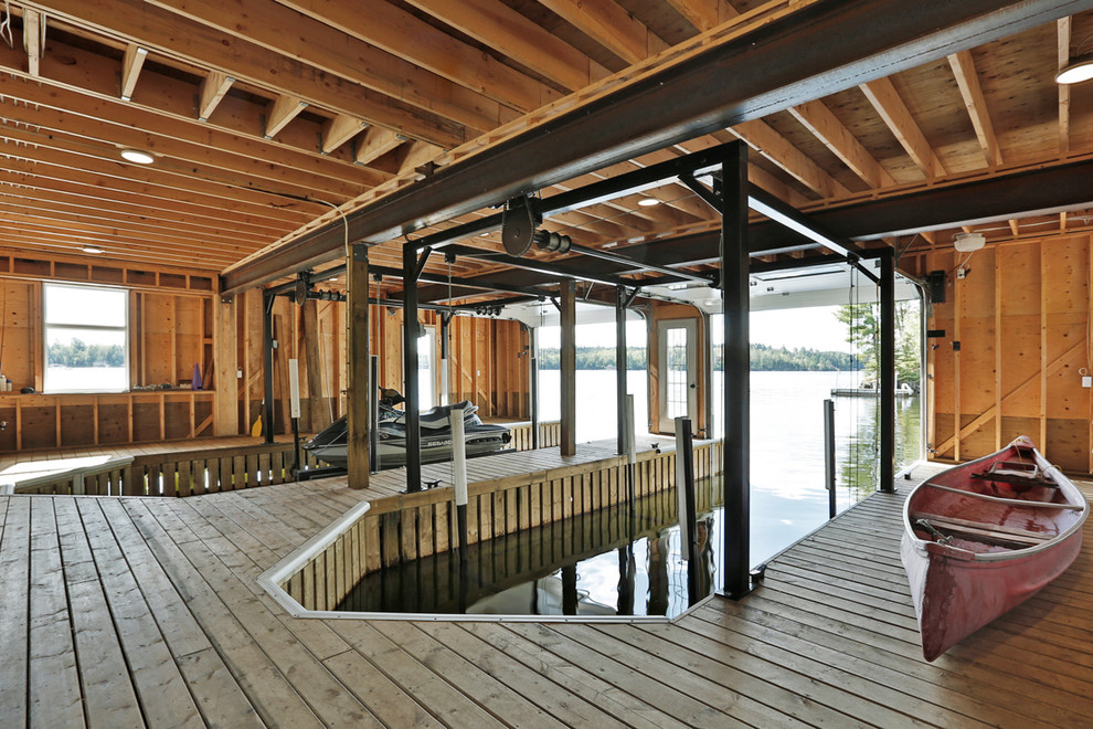 Rustic Backyard Deck Design