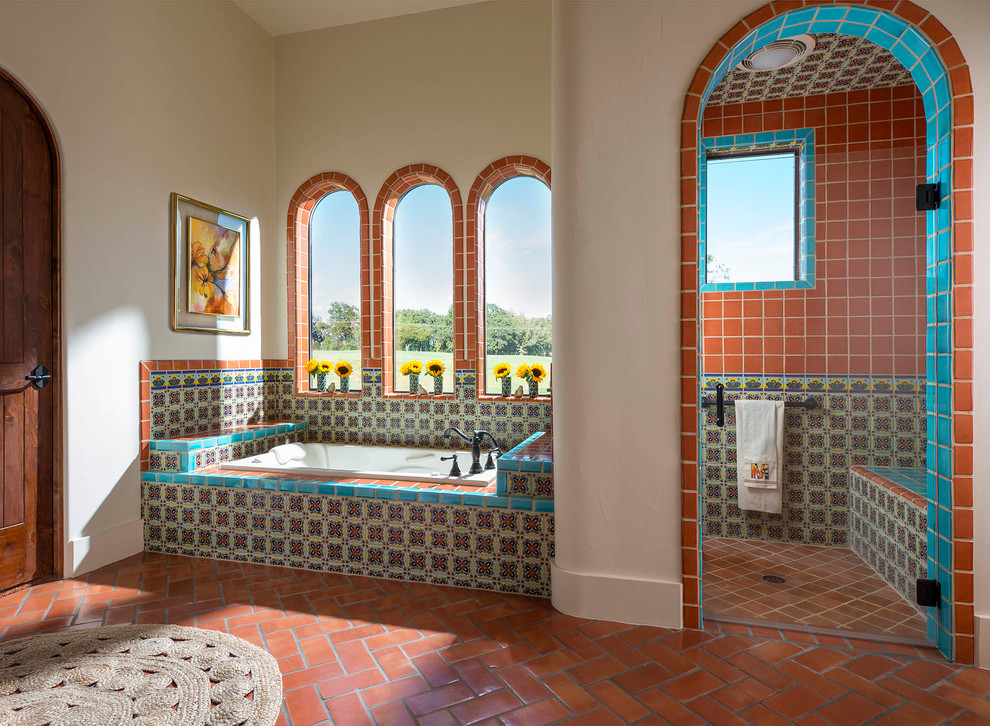 Southwestern Master Bathroom