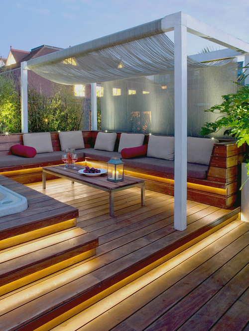 Terrace Balcony Backyard Deck Design