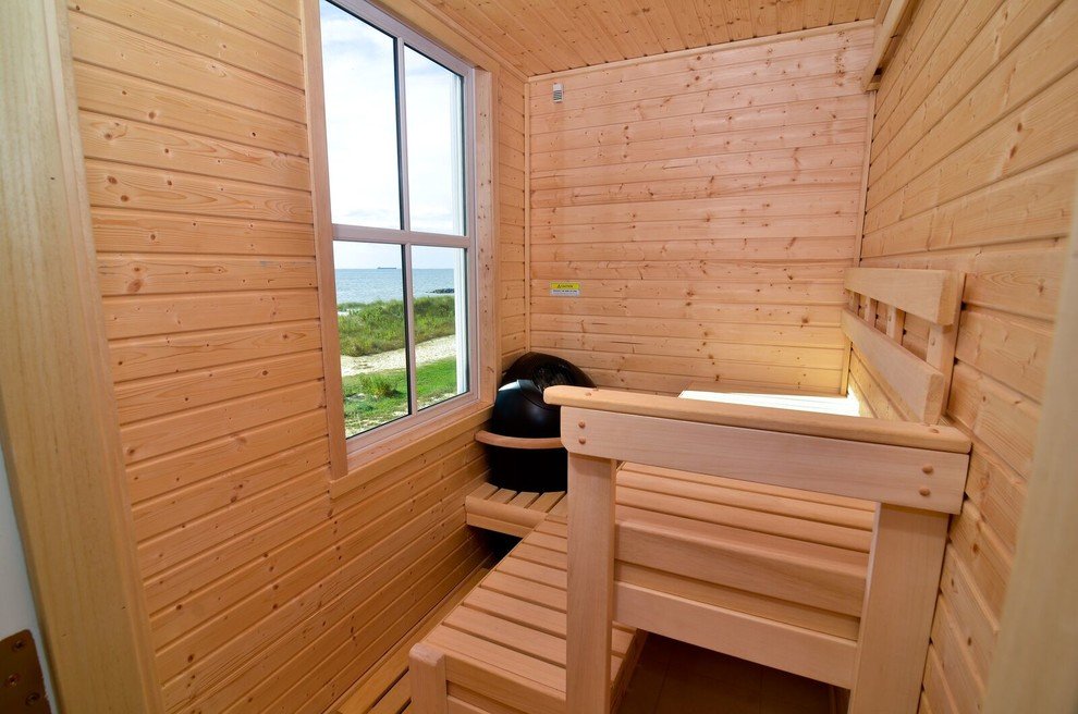 Beach-Style Sauna Design