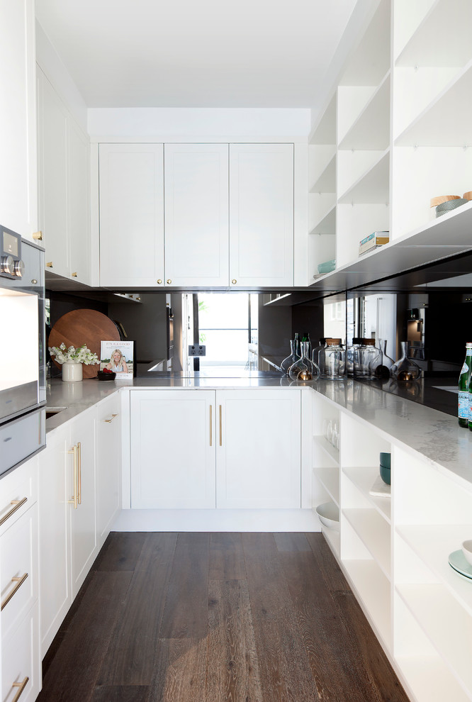 Transitional Kitchen Pantry Design