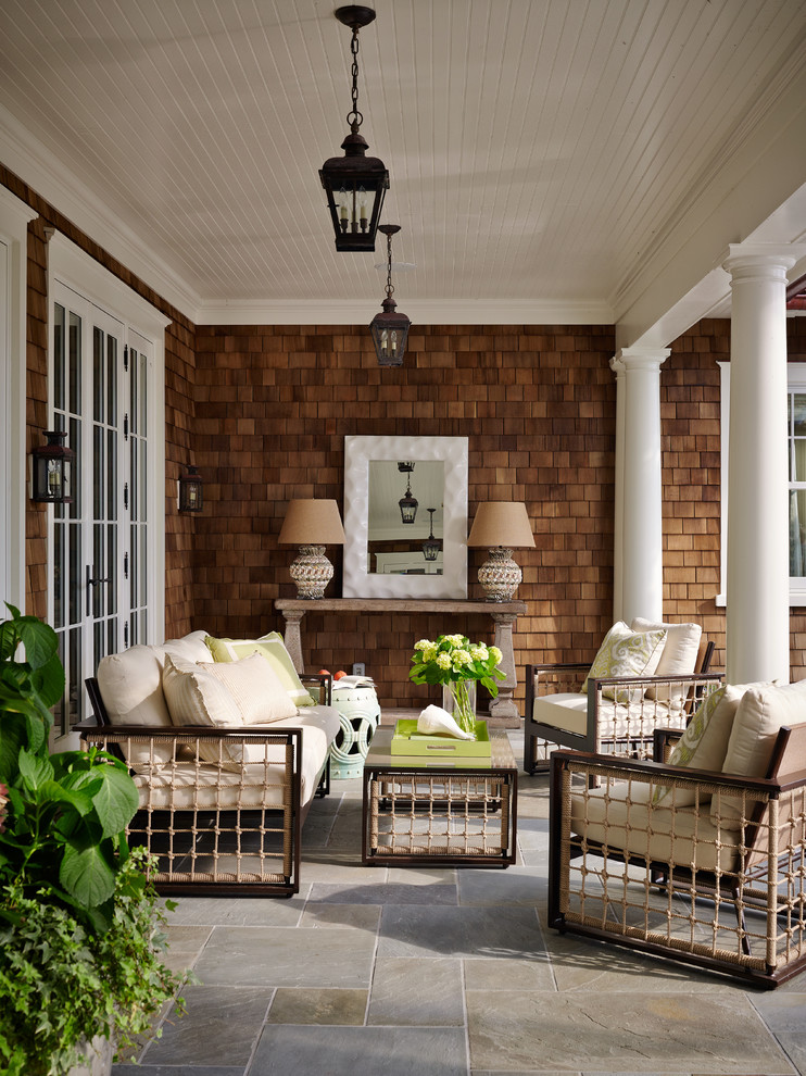 Wooden Victorian Patio Design