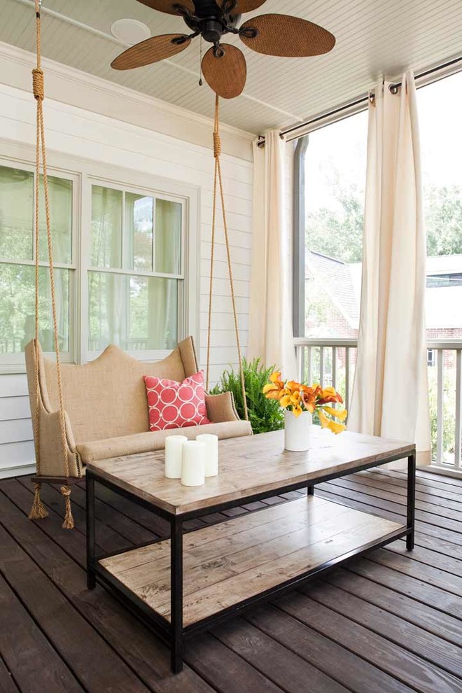 Contemporary Backyard Porch Design