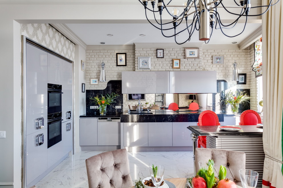 Eclectic Eat-In Kitchen