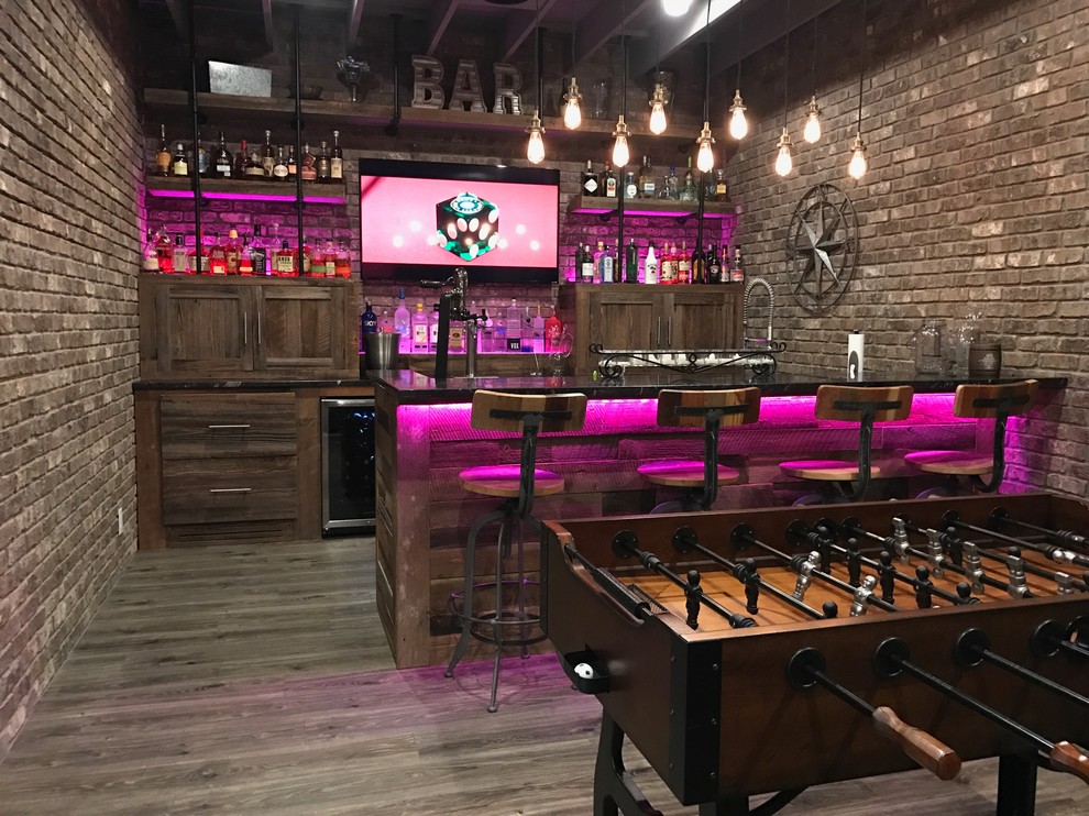 Industrial Basement Bar