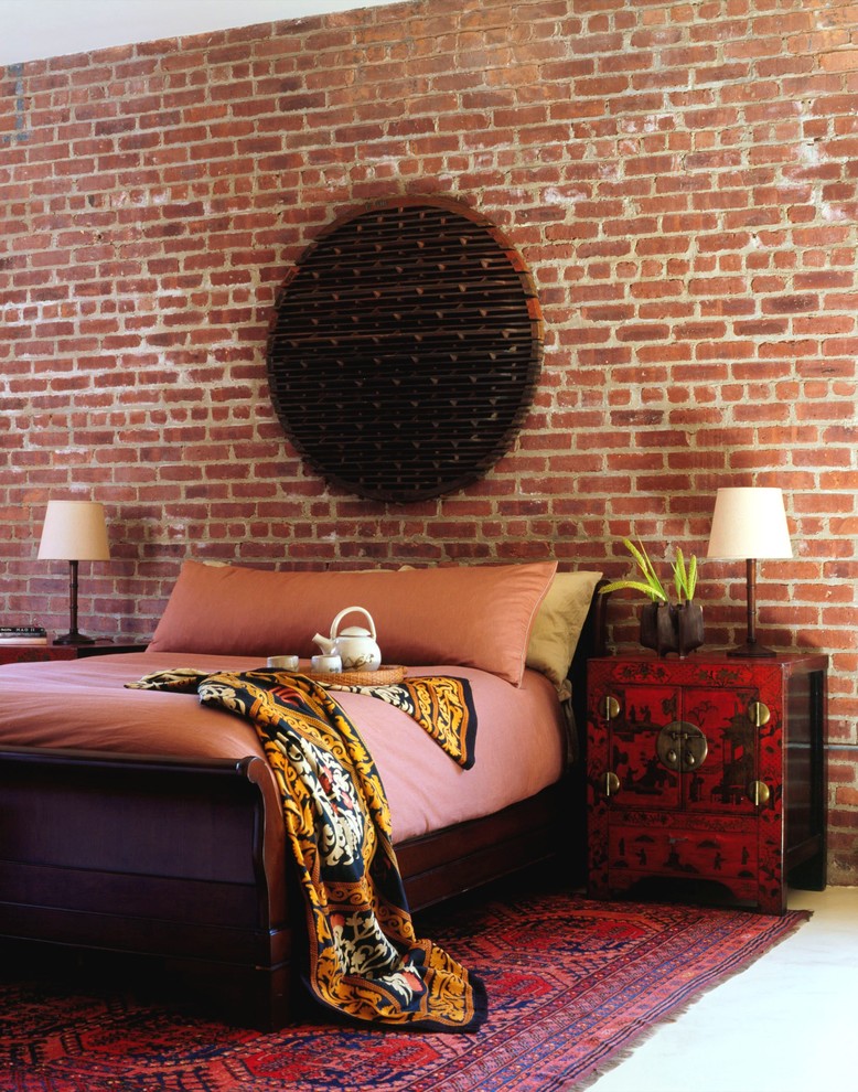 Brick-design-industrial-bedroom