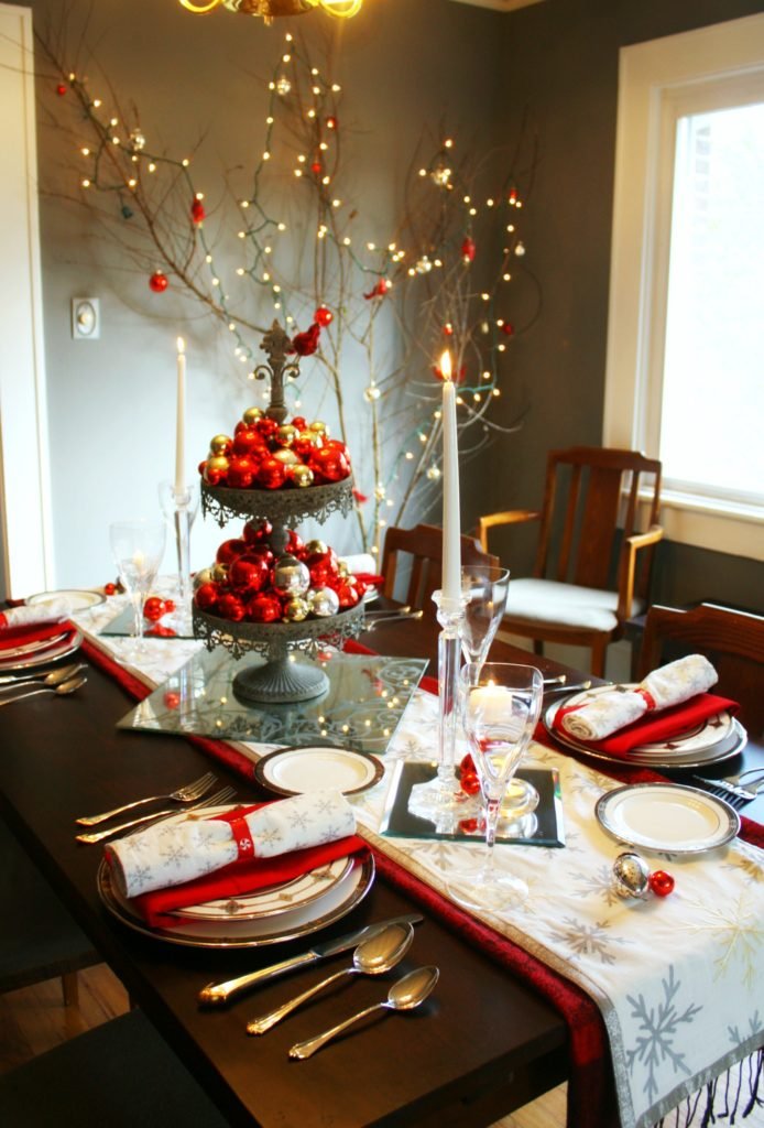 35 Christmas Table Decoration Ideas For 2017