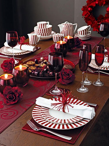 Christmas Table Setting Party Idea