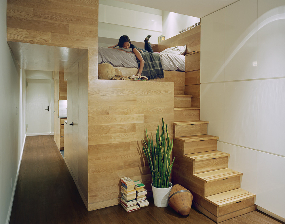Contemporary Loft-Style Bedroom
