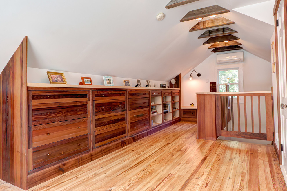 Craftsman Loft-Style Bedroom