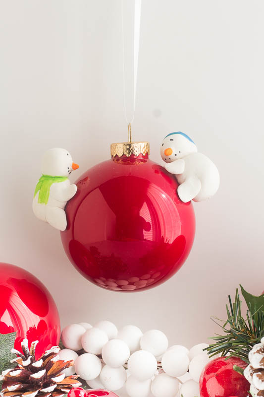 DIY Snowman Christmas Ornament