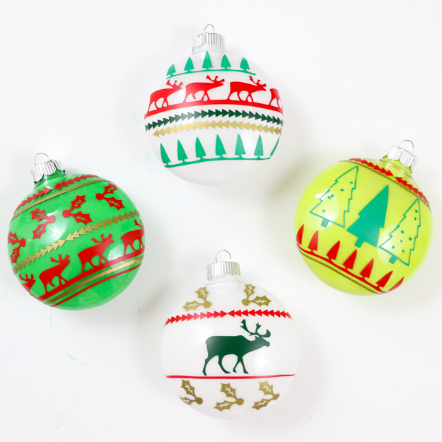 DIY Sweater Christmas Ornaments