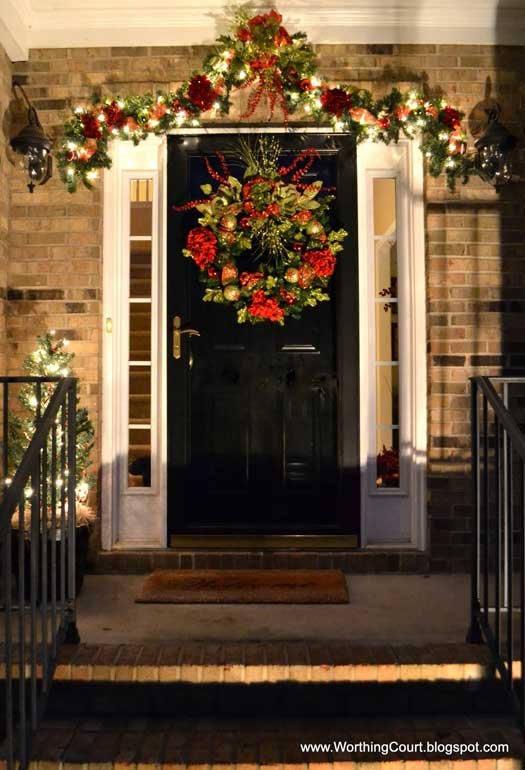 Front Door Christmas Deco Ideas